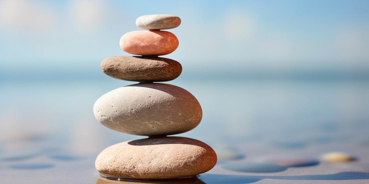 stack-rocks-beach-with-sun-reflecting-them